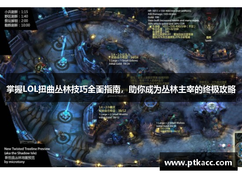 掌握LOL扭曲丛林技巧全面指南，助你成为丛林主宰的终极攻略
