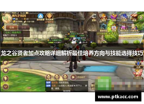龙之谷贤者加点攻略详细解析最佳培养方向与技能选择技巧